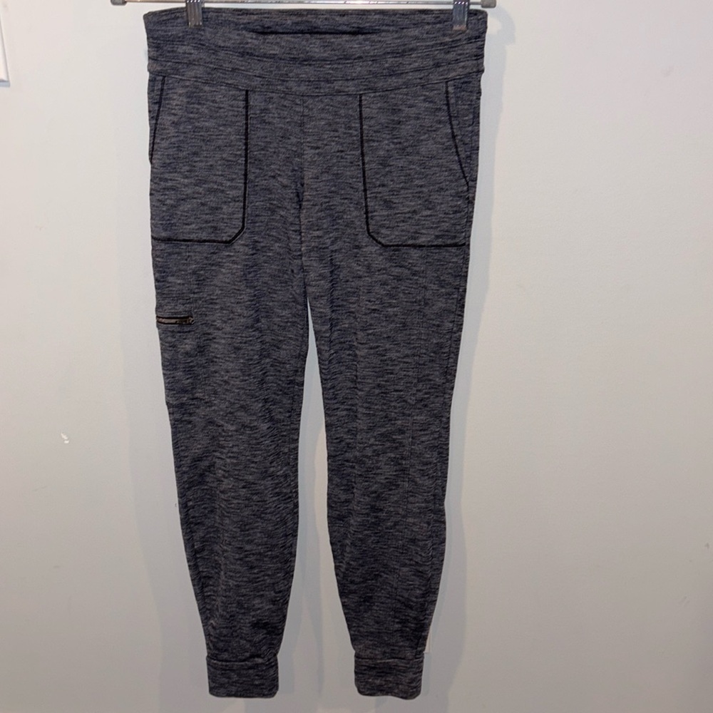 Athleta Metro Spacedye Pull on Jogger Size XS Black Heather - Picture 3 of 11